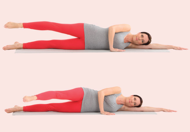 Side Kicks zur Venengymnastik